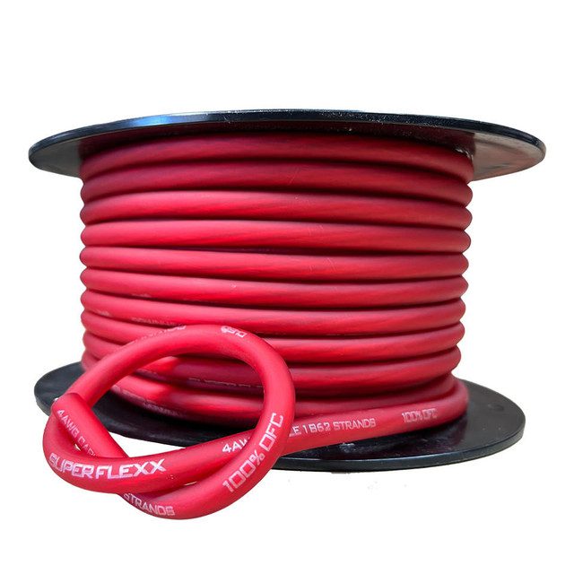 DOWN4SOUND | 100FT 4G TINNED OFC WIRE