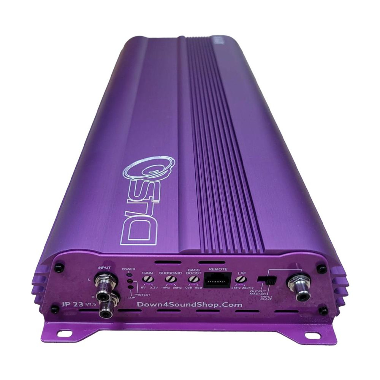 Down4sound-jp23-v1-5-2300w-rms-amplifier-purple - Car Audio Direct