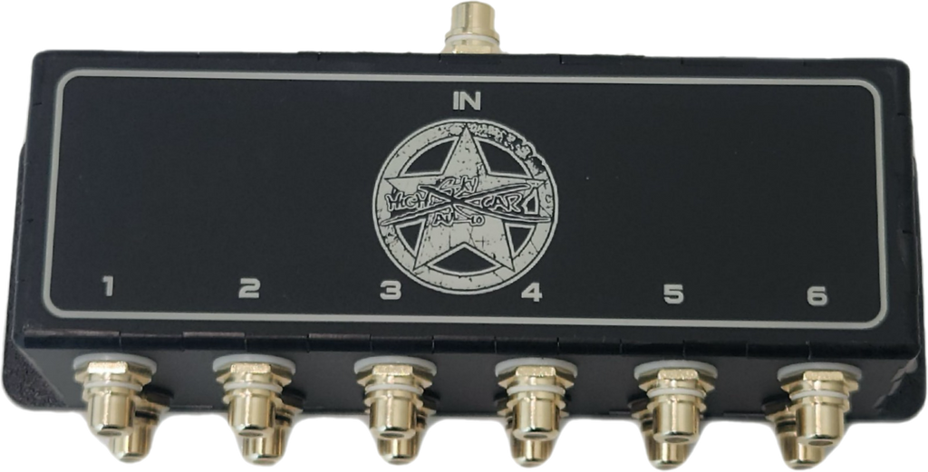 SHCA Premium 1 to 6 RCA Distribution block