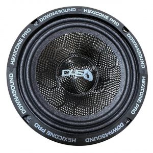 Down4Sound Hexicone PRO 6.5 SS8 All SZN - 6.5" Carbon Fiber Pro Audio Speaker - 200W RMS