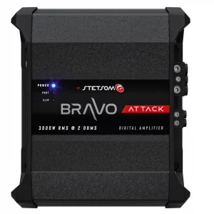 Stetsom BRAVO Attack 3K Digital Full-Range Amplifier Mono 1 Channel Class D 3000 Watts RMS